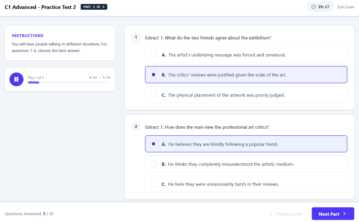 Listening — Upslang Platform
